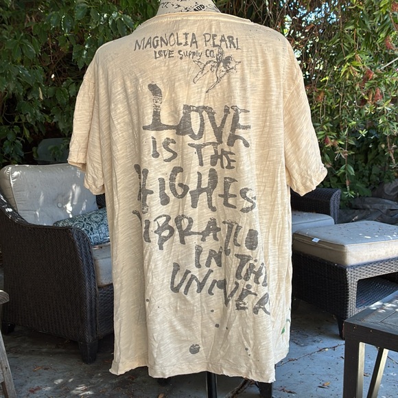 NWT🦌🦋🐦Magnolia Pearl💯Cotton Frolic Tee in One Size Fits Most - Picture 10 of 13